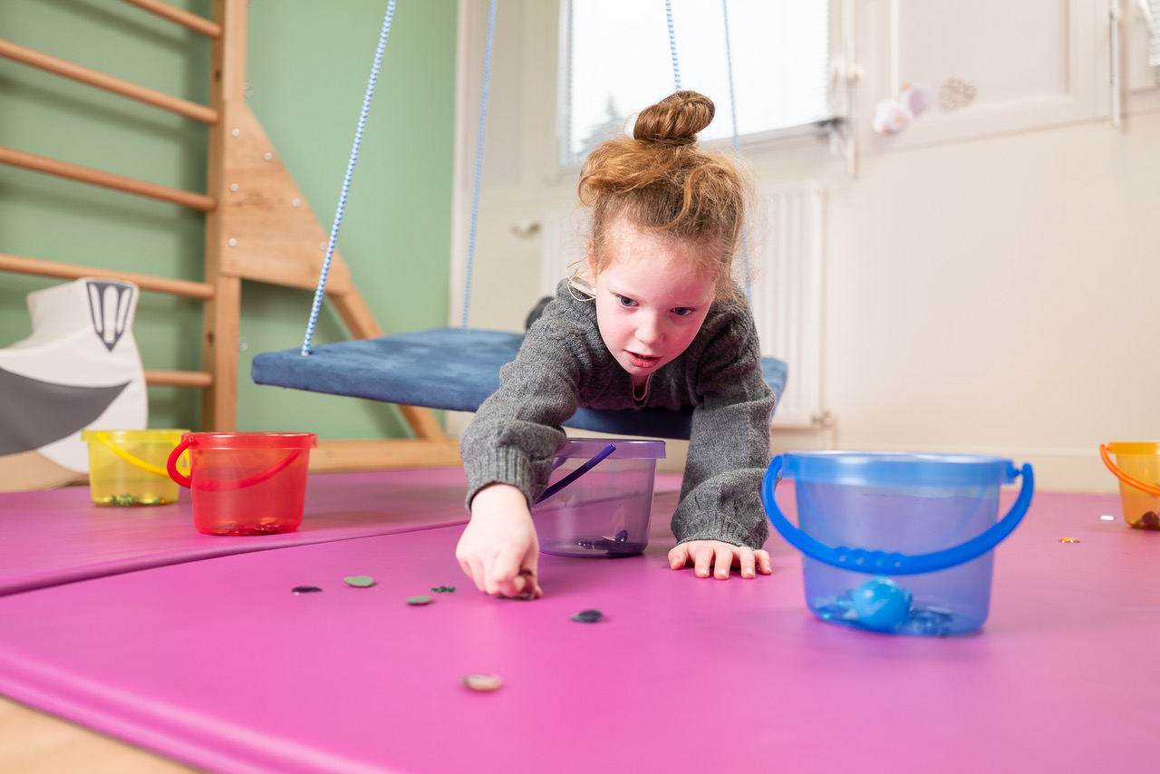 Séance d'ergothérapie