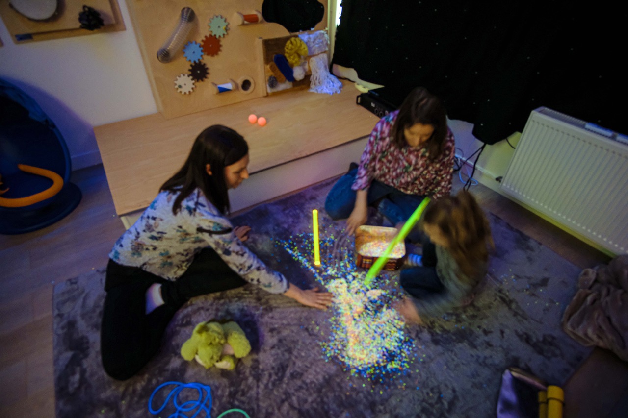 Séance en salle Snoezelen