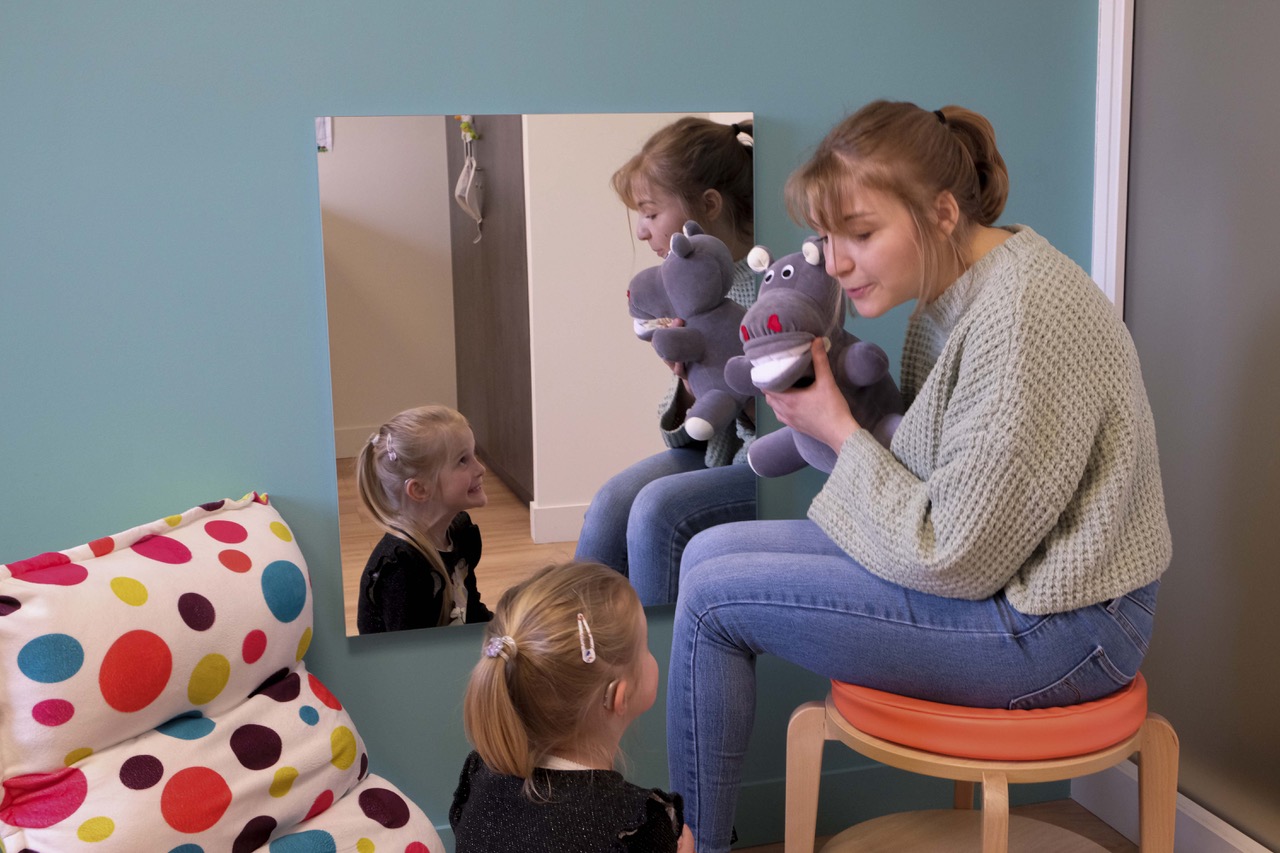 Séance d'orthophonie